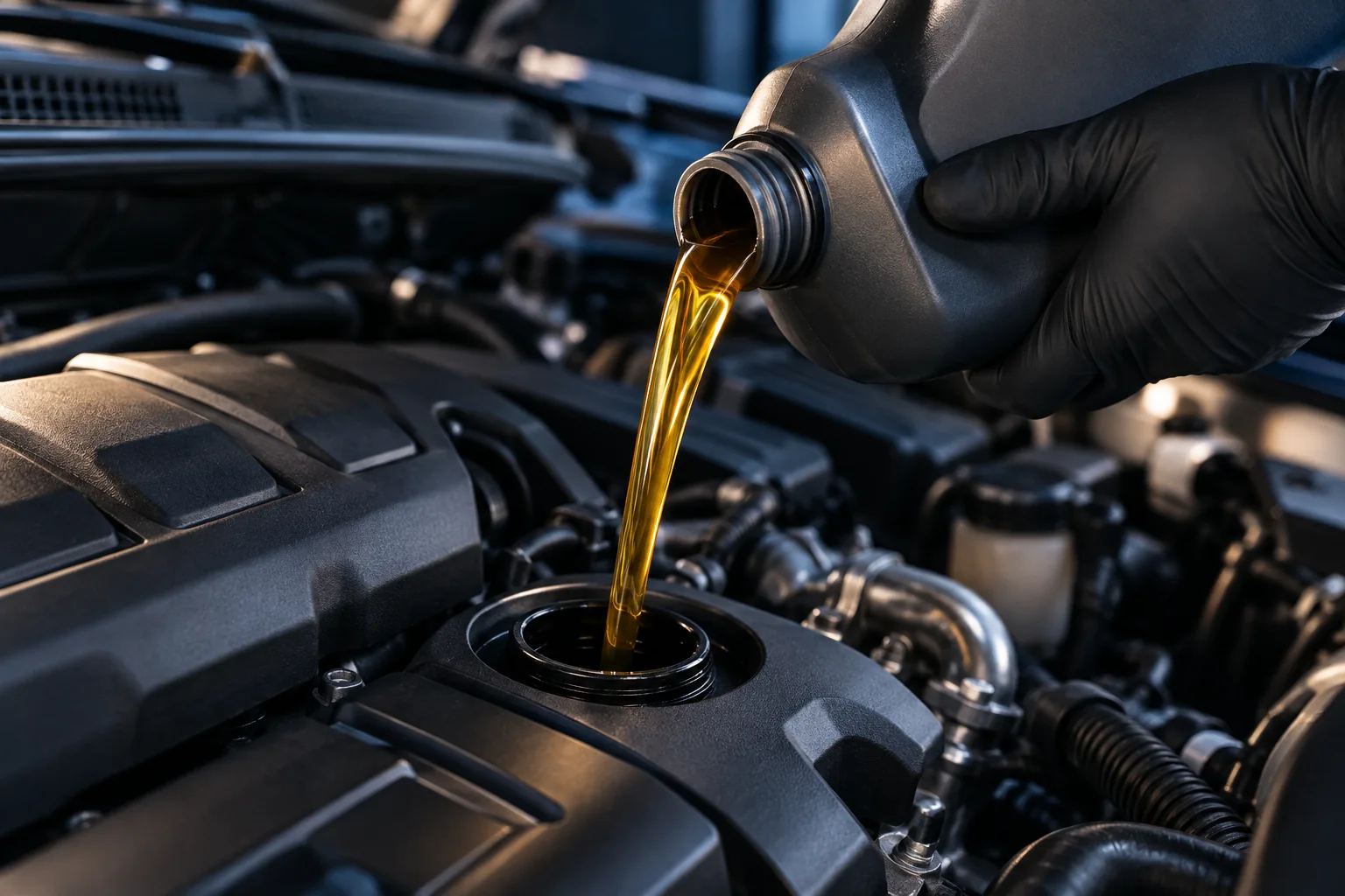 Troca de óleo do motor
